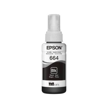 Imagem de Tinta Epson T664 Preta Original 70ml Ecotank L395 L375 L575