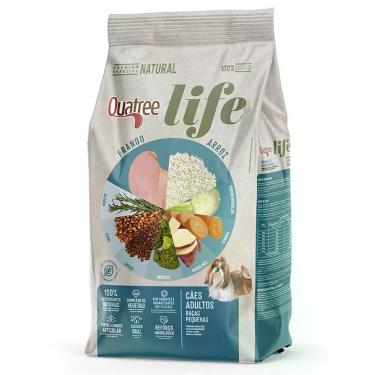 Imagem de Ração Seca Quatree Life Frango e Arroz Cães Adultos Raças Pequenas 1Kg