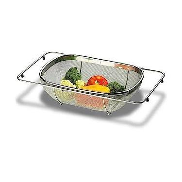 Imagem de Cesto Para Lavar Frutas E Verduras Verona Brinox Aço Inox