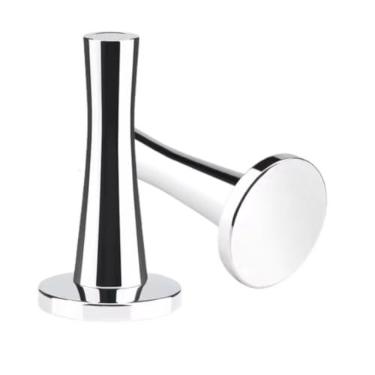 Imagem de Tamper Compactador para café espresso 41mm Inox, Socador pó de café para Cafeteira Espresso Inox, Tamper Pilão Socador Compactador de Café para Cápsula 41mm Inox