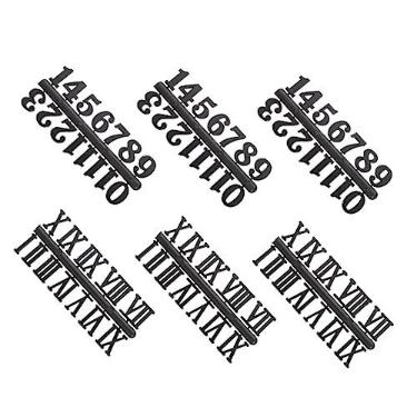 Imagem de Uonlytech 6 Pçs Acessórios De Relógio DIY Kits Relógio De Parede Silencioso Relógio De Parede Números Digitais Para Caixa De Correio Mecanismo De Relógio Relógio De Parede DIY Sino Numerais