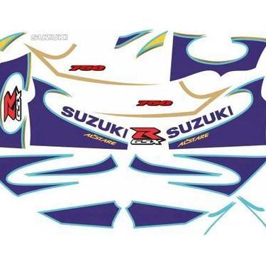 Imagem de Kit de Adesivos Suzuki Alstare compatível GSXR 750 - SPTS