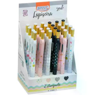 Imagem de Lapiseira 2.0MM Estampada Plastica 4 Modelos - BRW