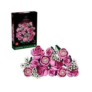 Imagem de BUQUE DE ROSAS LEGO BOTANICAL COLLECTION COR DE ROSA 789 PEÇAS 10374