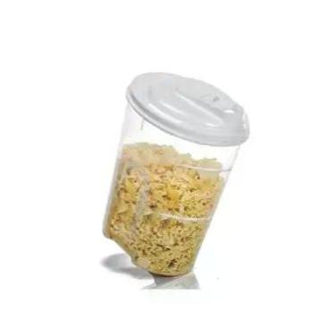 Imagem de Farinheira / Açucareiro Plastico Oval Com Tampa 1.200 ml - ERCAPLAST, 