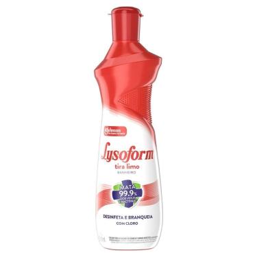 Imagem de Desinfetante com Cloro Lysoform para Uso Geral Banheiro Tira-Limo 500m