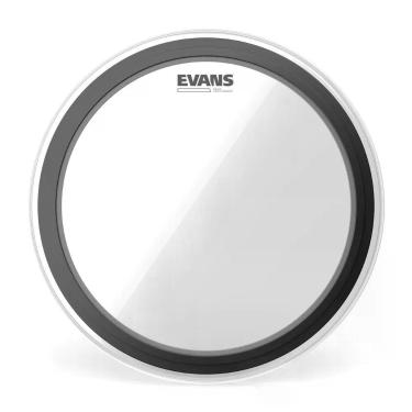 Imagem de Pele de Bumbo Evans EMAD Heavyweight BD20EMADHW 20' Sistema EMAD Duplo Filme Transparente