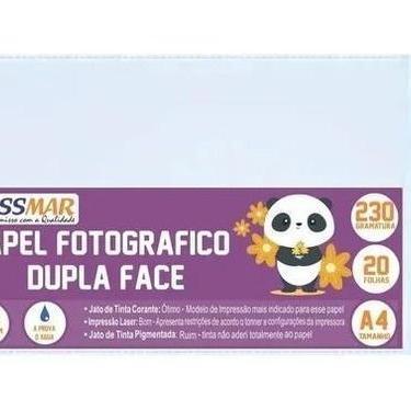 Imagem de Papel fotográfico dupla face 230g Cassmar 20 fls