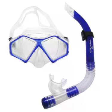 Imagem de Kit De Mergulho Spider Ntk Azul Azul