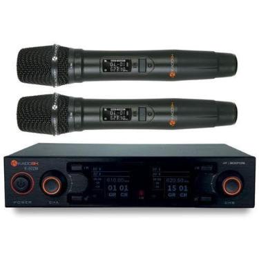 Imagem de Microfone sem Fio Bastão e Headset KDSW-K502C - KADOSH