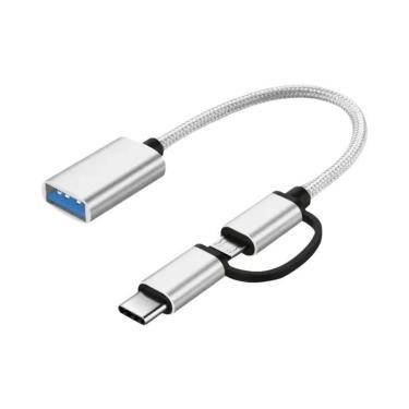 Imagem de Cabo Adaptador USB Tipo-C OTG Para Xiaomi, Samsung, Huawei, MacBook Pr