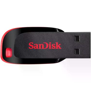 Imagem de Pen Drive 128Gb Sandisk Cruzer Blade Z50 USB 2.0 Flash Drive (SDCZ50-1