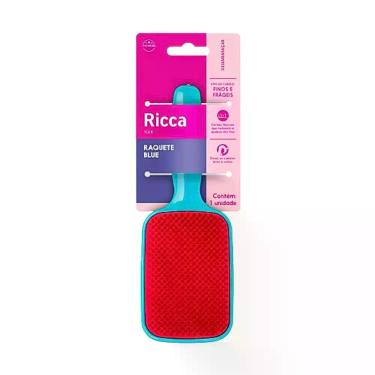 Imagem de Escova de Cabelo Ricca Raquete Flex Blue Cód. 451