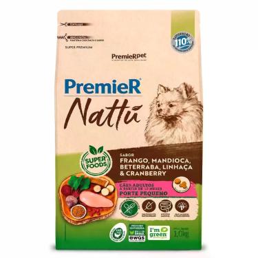 Imagem de Premier nattu adt rcs peq mandioca 1kg - PremieRpet