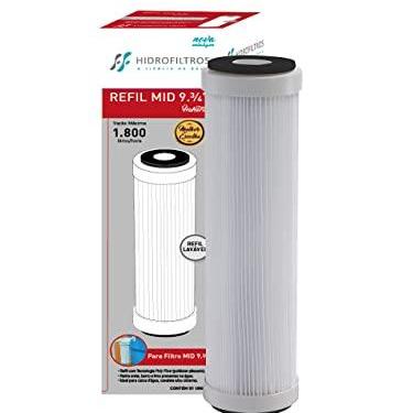 Imagem de Refil Lavável p/ Filtro de Entrada Cavalete ou Caixa Dágua 9 3/4 Polegadas 25 Micras - Pentair HidroFiltros