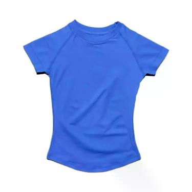 Imagem de Camiseta Esportiva Feminina Respirável E Elástica Com Gola Redonda E M