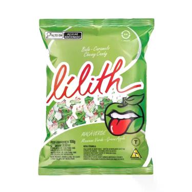 Imagem de Bala Lilith Maçã Verde 100g