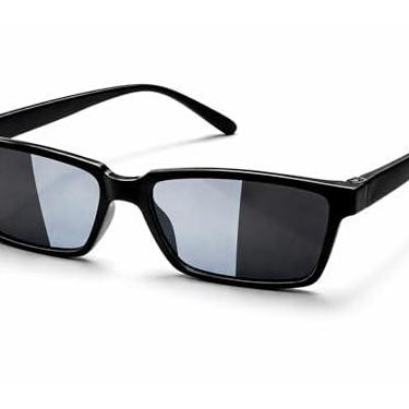Imagem de Óculos retrovisores | Óculos de espionagem para cosplay | Óculos de sol com visão reversa | Óculos de sol retrovisores espiões | Óculos escuros secretos | Lentes internas espelhadas | Preto | Tamanho