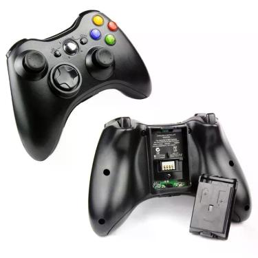 Imagem de Controle Gamer Kapbom KAP-360WW 2.4GHz para Xbox 360 e PC com Receptor USB