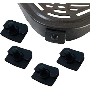 Imagem de GSZN Air Fryer Pés de borracha de silicone para fritadeiras a ar COSORI de 6,8 QT, 4 peças de pernas de ruber de fritadeira a ar premium, peças de borracha, abas de borracha, amortecedores de