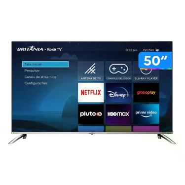 Imagem de Smart TV 50 Britânia 4K Led BTV50G7PR2CSBL Dolby Audio, 50"