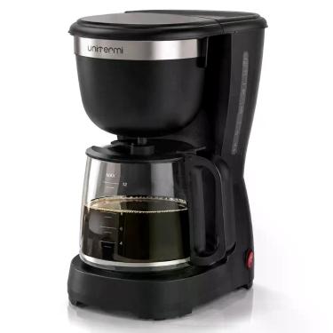 Imagem de Cafeteira Elétrica Preta 1,2 Litro Com Jarra De Vidro Filtro Permanent