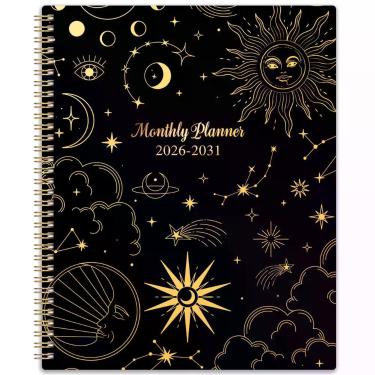 Imagem de Planner Vindora 9" x 11" 2026-2031 60 abas mensais