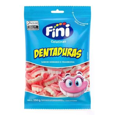 Imagem de Balas Gelatina Dentadura 500g Fini