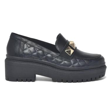 Imagem de Mocassim via marte 23-904, Preto, 38