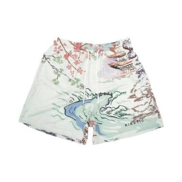 Imagem de Shorts De Verão Em Malha Para Homens, Calças Casuais De Fitness Para H