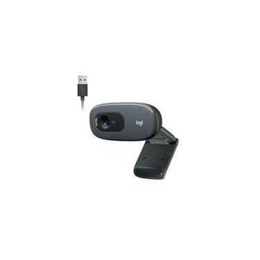 Imagem de Webcam HD Logitech C270, 720p, 30 FPS, Microfone Integrado, USB 2.0 - 960-000694