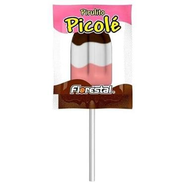 Imagem de Pirulito Picolé Napolitano C/50 Unidades - Florestal