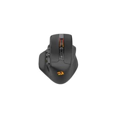 Imagem de Mouse Gamer Sem Fio Redragon Aatrox Pro, RGB, 26000 DPI, 15 Botões, USB Tipo-C, USB 2.4GHz, Recarregável, Preto - M811RGB-PRO