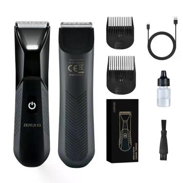 Imagem de Aparador Elétrico ZENLICO para Pelos Corporais USB-C com LED
