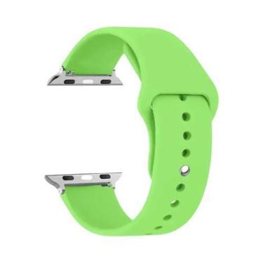 Imagem de Pulseira De Silicone Para Apple Watch 44mm 45mm 40mm 41mm 42-38mm, Bra