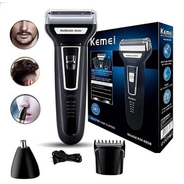 Imagem de Barbeador Profissional Kemei Praticidade e Tecnologia no Mesmo Produt