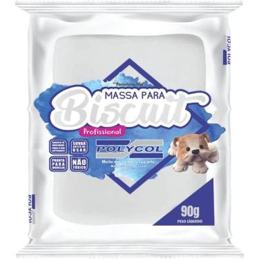Imagem de Massa de Porcelana Fria Biscuit 90G Natural - Polycol