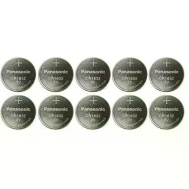 Imagem de Bateria Panasonic CR1632 3V de Lítio Moeda Pacote com 10