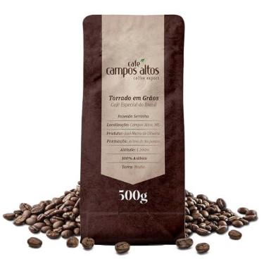 Imagem de Café Campos Altos Especial em Grão 500g, Catuaí Vermelho, 84+ Pontos