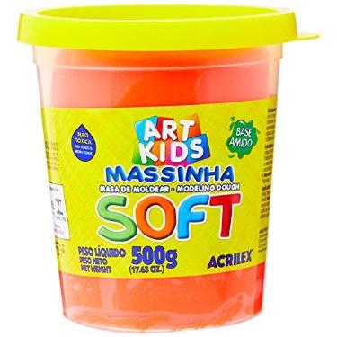 Imagem de Acrilex Soft Massa de Modelar, Vermelho, 500 g