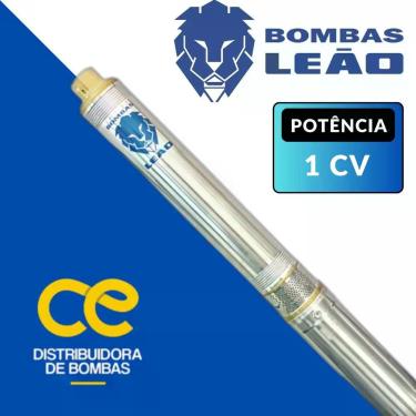 Imagem de Bomba Submersa Leão 3R3PB 18 1CV 220V Monofásica Com Box Incluso
