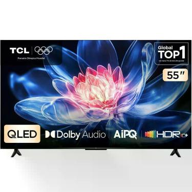 Imagem de Smart TV TCL 55T6C 55 Polegadas 4K UHD QLED Google TV Preto Bivolt
