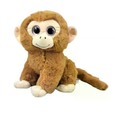 Imagem de Macaco De Pelúcia Marrom Claro 22 Cm Alt Sentado