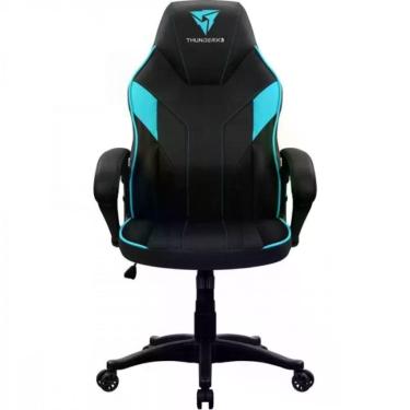 Imagem de Cadeira Gamer EC1 Thunderx3 em Poliuretano com Tecnologia Air Tech e Mecanismo de Balanço Azul