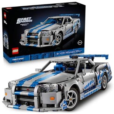Imagem de LEGO Technic Carro Nissan Skyline GT-R (R34) de 2 Fast 2 Furious 42210