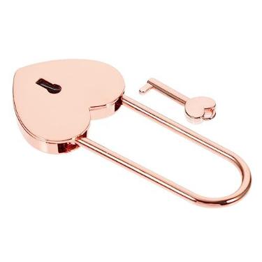 Imagem de DOITOOL bloqueio de amor mini armário chaveiro de ouro decorações de casamento malas fechaduras de mochila pequena fechaduras de armário pequeno miniatura fechadura pequena foto lembrança