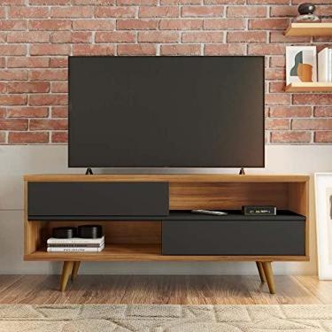 Imagem de Rack para Tv até 50 Polegadas 2 Portas Nt 1180 Notável Móveis Freijo Trend/preto Tx