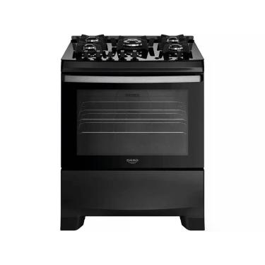 Imagem de Fogão 5 Bocas Dako Supreme Mesa De Vidro Tripla Chama Bivolt, Preto, B
