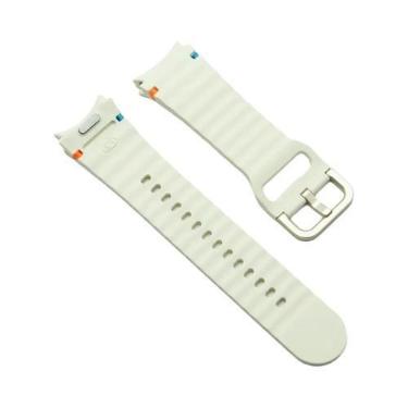 Imagem de Pulseira De Silicone Para Samsung Galaxy Watch 7 6 5 4 Classic 47mm 43