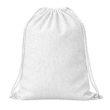 Imagem de Kit 30 Mochilas Multiuso Brancas em Tecido 35x30cm para Estudo Trabalh